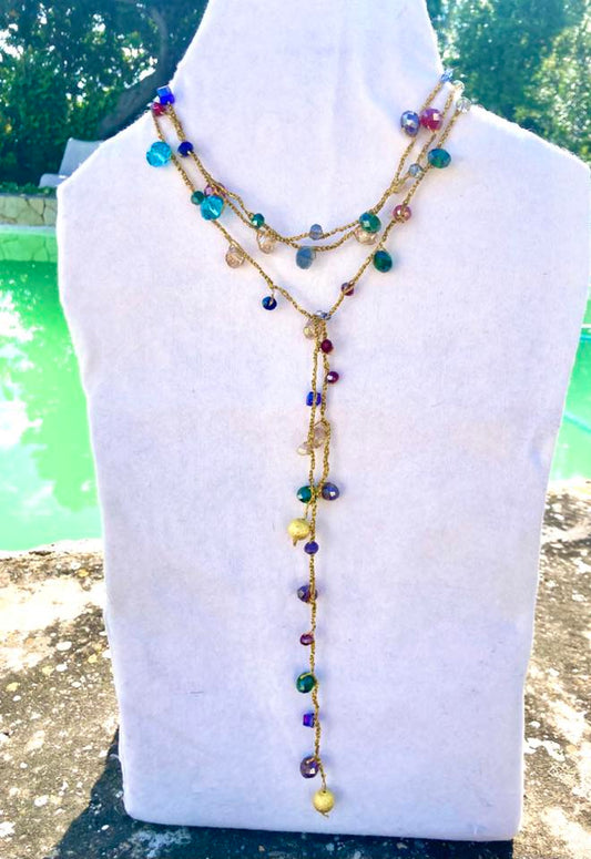 5. Collar mil vueltas colores